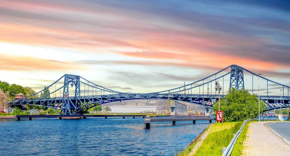 Seaside of Wilhelmshaven, North Sea, Germany 