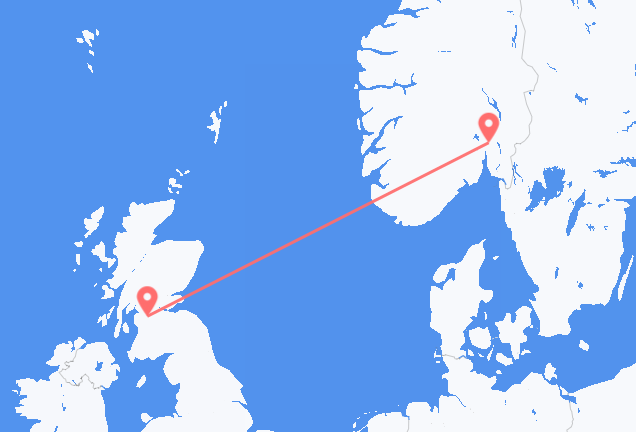 Oslo to Glasgow