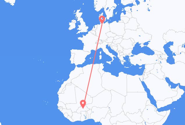 Ouagadougou à Hambourg