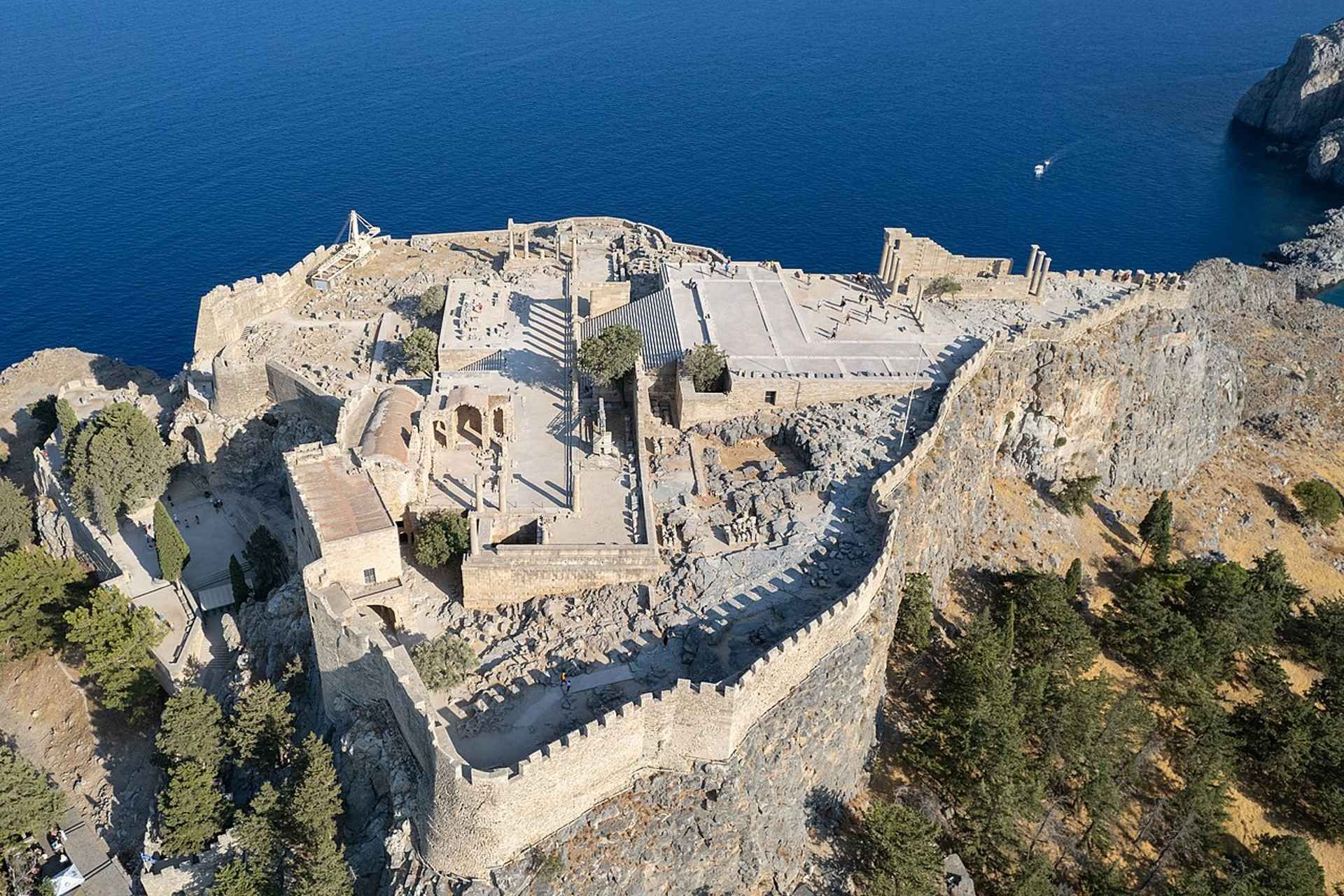 Rhodes: Acropolis of Lindos Entry Ticket with Audio Guide