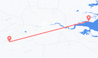 Train tickets from Rushmoor to Southend-on-Sea