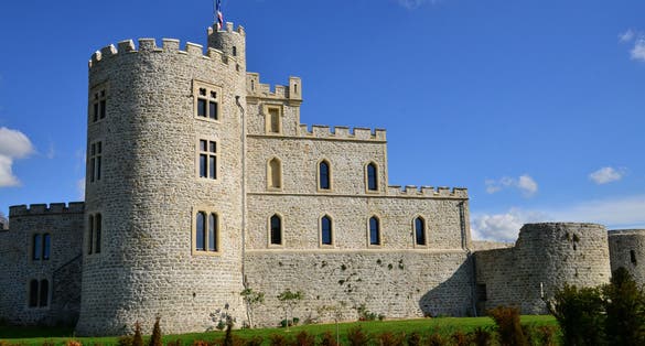 Nord Pas de Calais, the picturesque castle of Hardelot