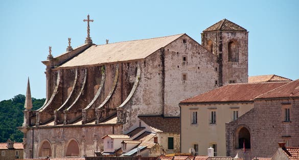 Photo of Saint Ignatius Church in the old town, Dubrovnik, Croatia.
