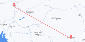 Österreich nach Rumänien
