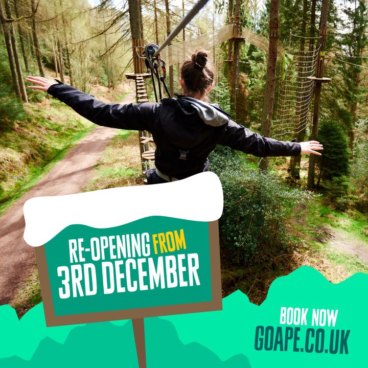 Go Ape Dalby (Treetop Adventure, Segways, Zip Lines, High Ropes), Thornton-le-Dale, Ryedale, North Yorkshire, Yorkshire and the Humber, England, United Kingdom