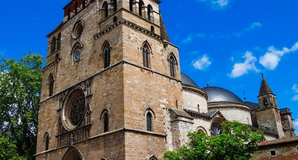Photo of Cahors medieval cathedral, France.