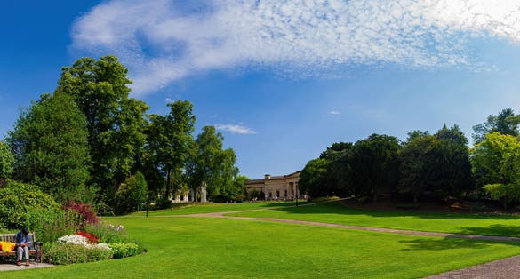 Photo of Exterior view of the Museum Gardens at York, United Kingdom.
