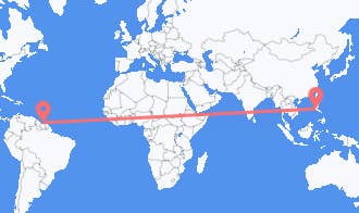 Paramaribo to Manila