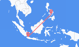 雅加达 飞往宿务市