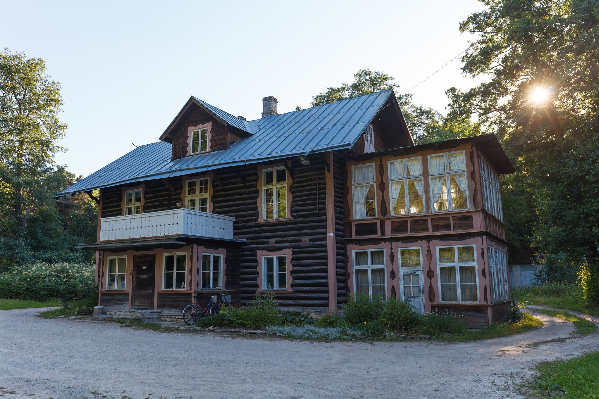 Photo of Estonian open air museum with cultural and architectural heritage, Taliin, Estonia.