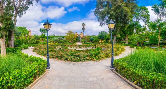 photo of view of Gardens of Palazzo Parisio in Naxxar, Malta.