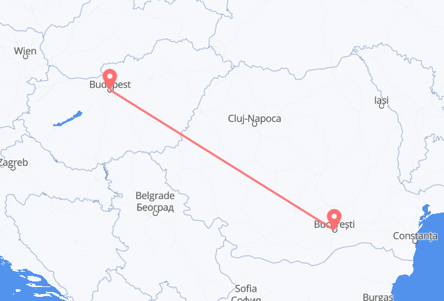 Budapest to Bucharest