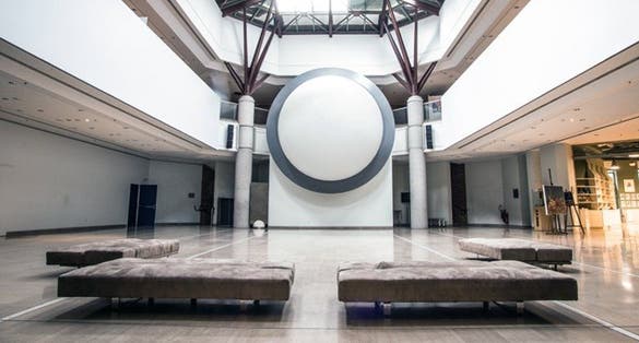 photo of view of Goulandris Natural History Museum from inside, Greece.