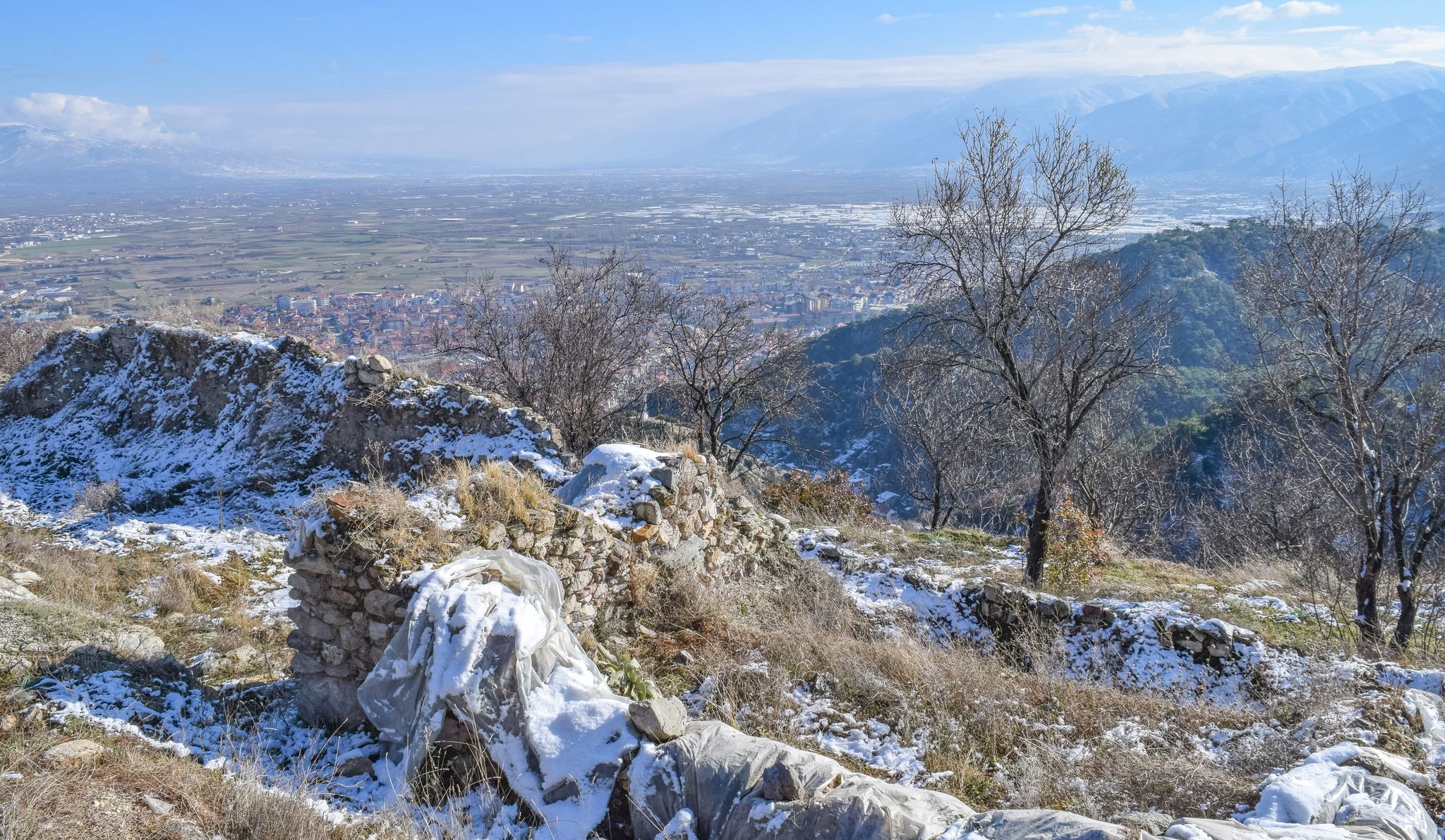 Strumica fortress ruins (Czar's towers) in eastern Macedonia