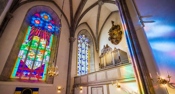 Visby Cathedral, Gotland Island, Visby.