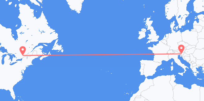 Canada to Slovenia