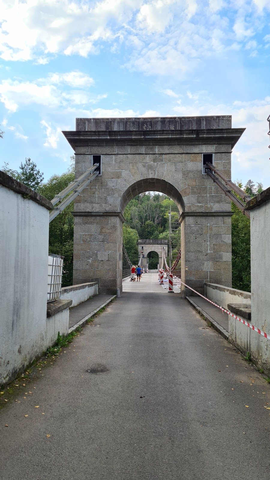 Stádlec Chain Bridge, Stádlec, okres Tábor, Jihočeský kraj, Southwest, Czechia