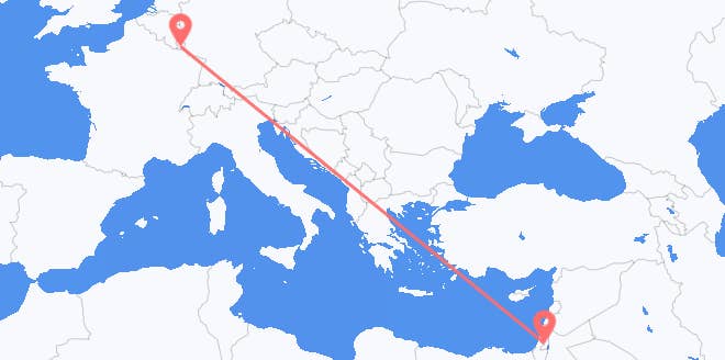 イスラエル ルクセンブルク市へ