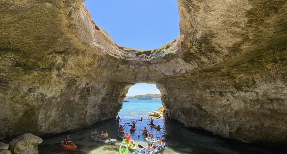 Grotta Sfondata,Italy.