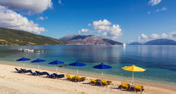 Calm beach in Sami, Kefalonia, Greece
