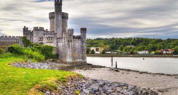 photo of view of Blackrock Castle and observarory in Cork, Ireland.