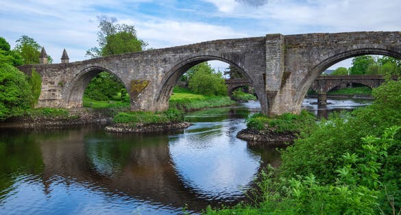 Photo of The old bridge of Stirling/Scotland.