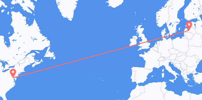 美国 目的地 拉脱维亚