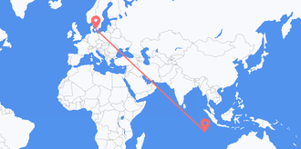 Cocos (Keeling) Islands to Denmark