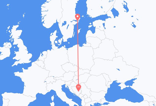 Sarajevo to Stockholm