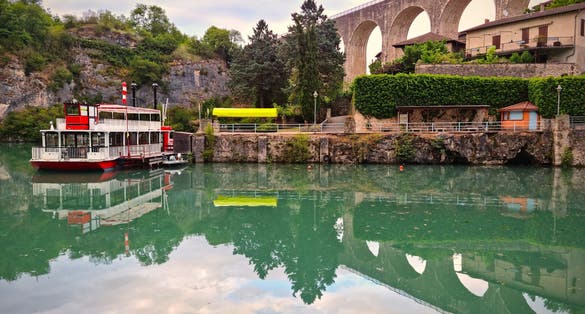 View of Saint Nazaire en Royans, France