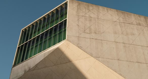 Photo of House of Music Theater in Porto, Portugal.