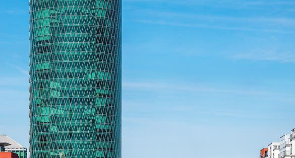 photo of Westhafen Tower,Frankfurt Oder Germany.