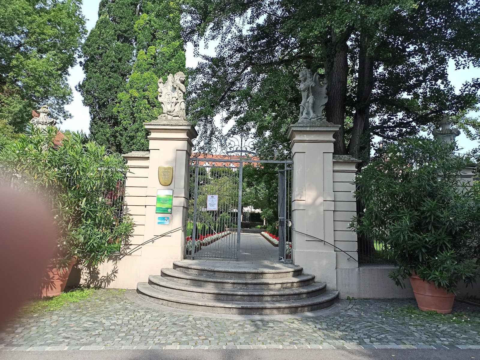 Hofgarten, Innenstadt, St. Ulrich-Dom, Innenstadt, Augsburg, Bavaria, Germany