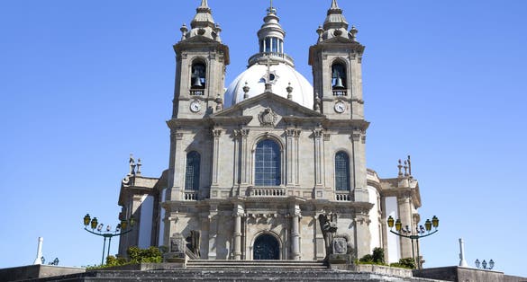 Photo of Sanctuary of Sameiro in Braga, north of Portugal.