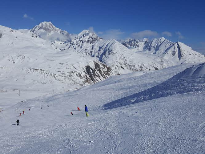 Skiing in La Rosière, France, is a winter wonderland experience that combines breath-taking mountain scenery and superb snow conditions.