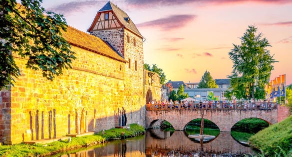 photo of view of  Castle in Bad Vilbel, Hessen, Germany.