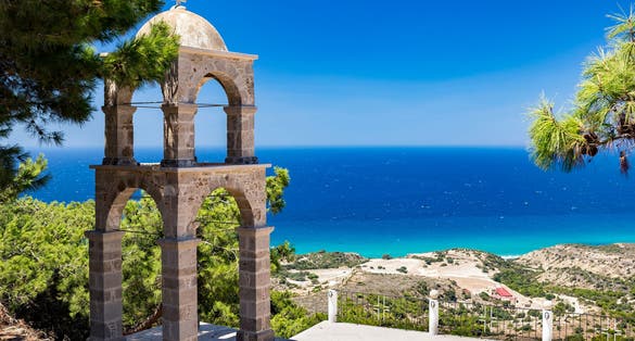 Photo of monastery of Agios Ioannis Thymianos at Kos island, Greece