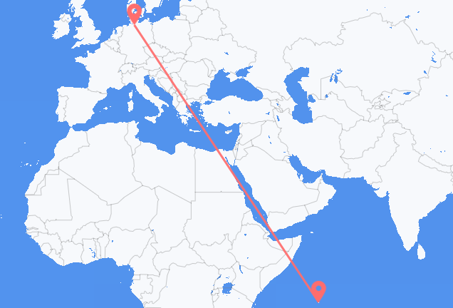 Mahé to Hamburg