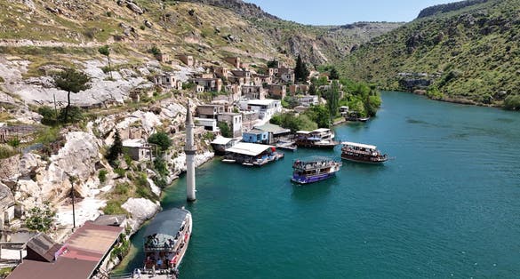 PHOTO OF VIEW OF şanlıurfa halfeti sunken martyr dorne shoot, Sanlıurfa, Turkey.