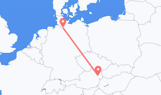 Train tickets from Gemeinde Mödling to Hamburg