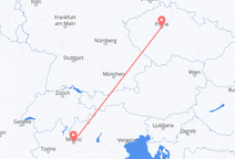 Milan to Prague