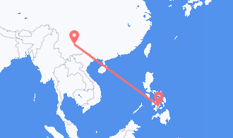 昆明市 飞往宿务市