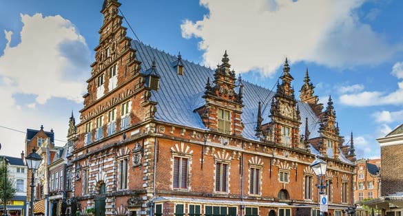 Vleeshal is a historical building dating from 1603 on the Grote Markt in Haarlem, Netherlands