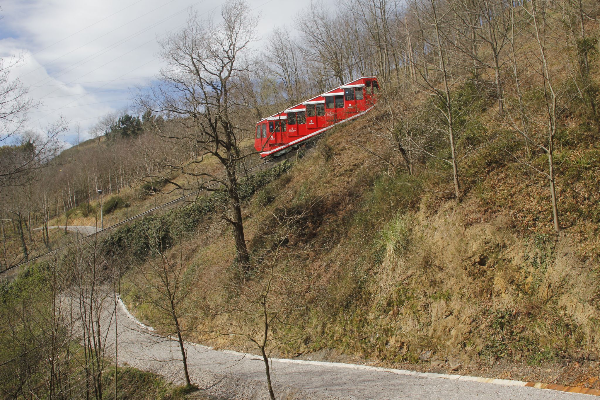 Photo of Cable car to Artxanda mountain, Spain.