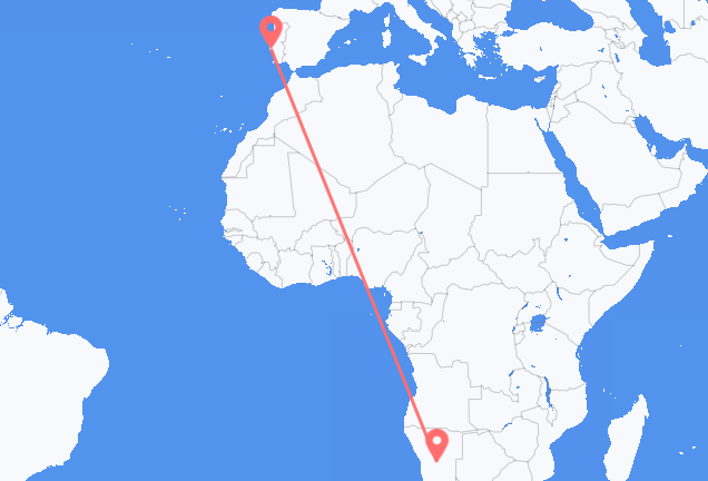 Windhoek to Lisbon