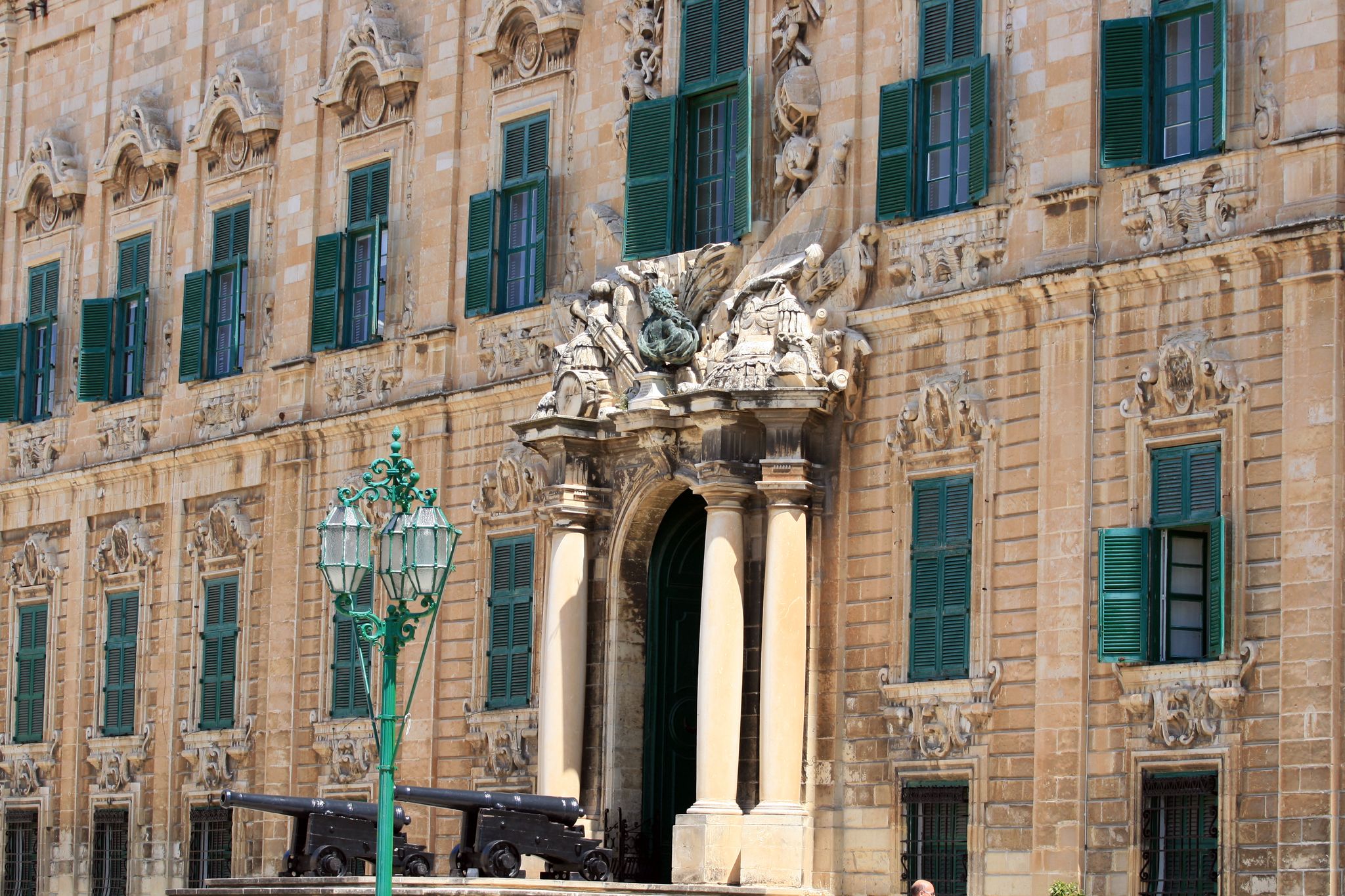 Auberge de Castille, the office of the Prime Minister in Valletta, Capital city of Malta