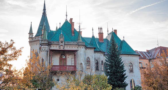 Photo of Jakab palace in Kosice, Slovak republic.