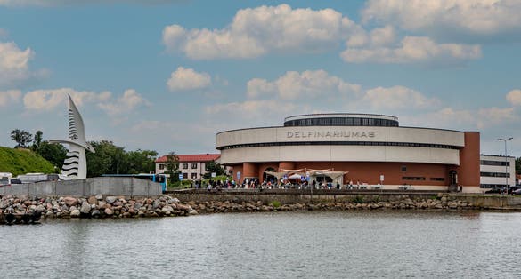 photo of Klaipeda, Lithuania - July 10, 2020: dolphinarium, the part of the lithuanian sea museum in Klaipeda, Lithuania.