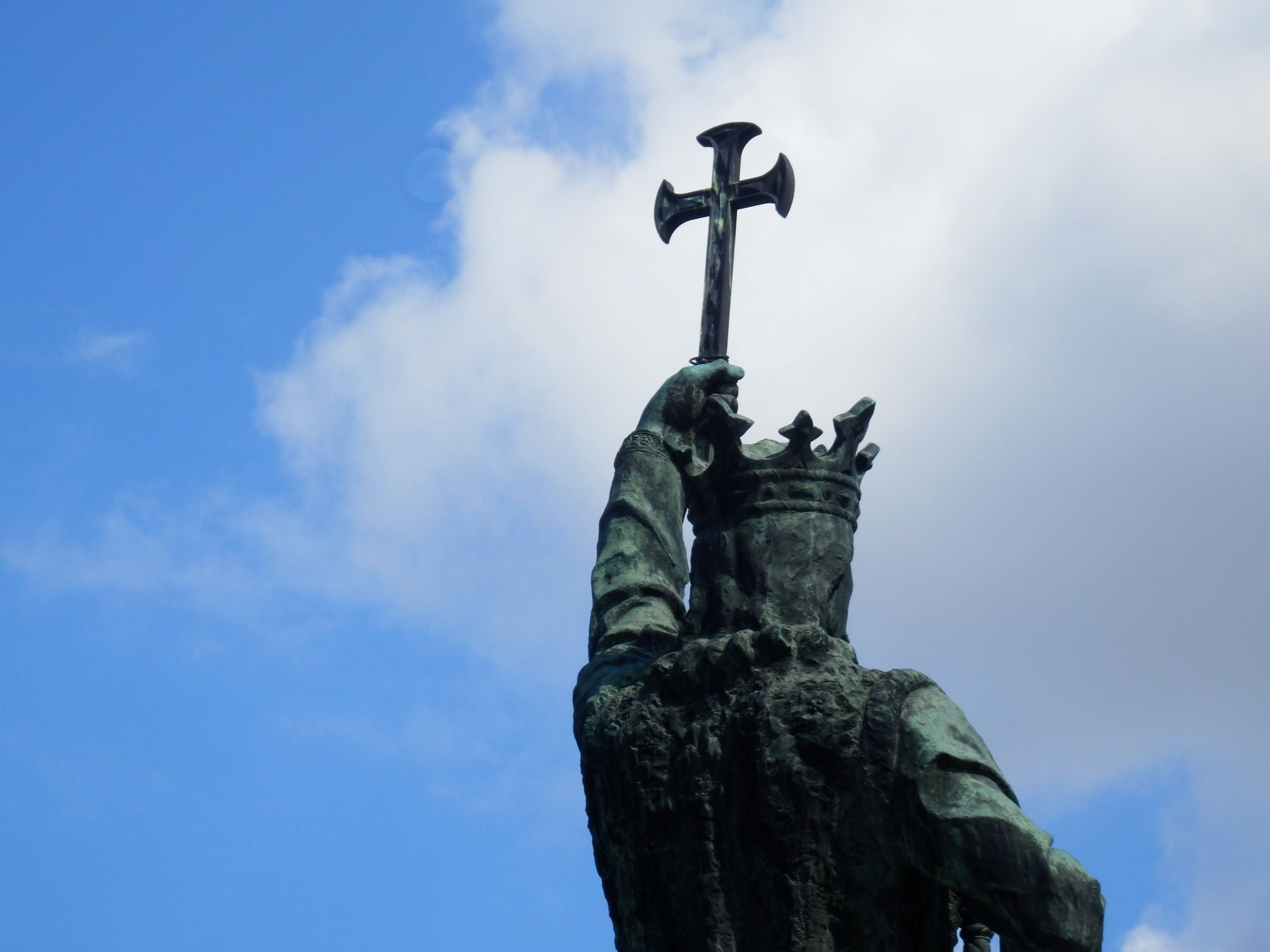 Photo of behind the monument of Stephen the Great, Chisinau, Moldova