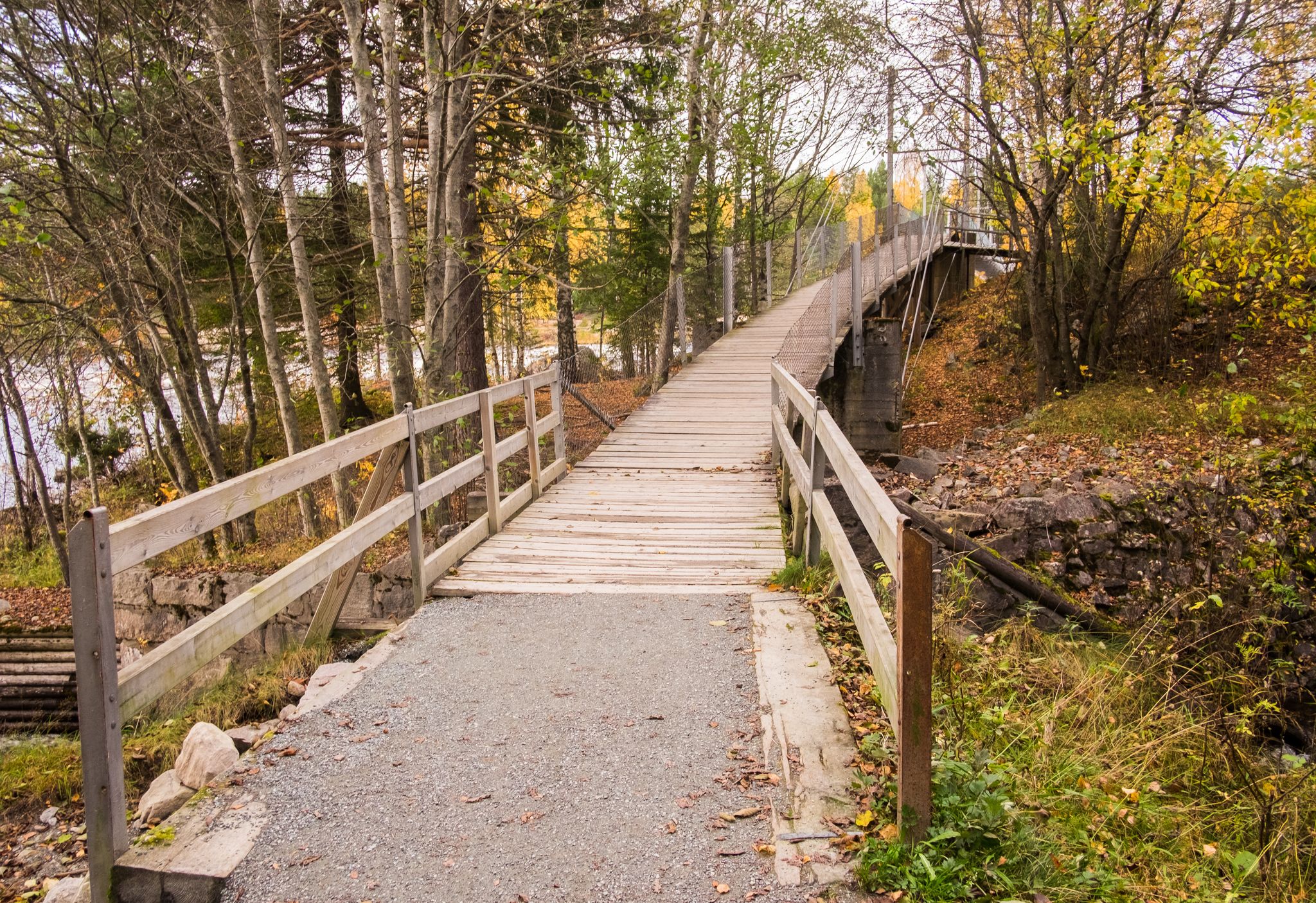 Beautiful Autumn in Elverum city in norway